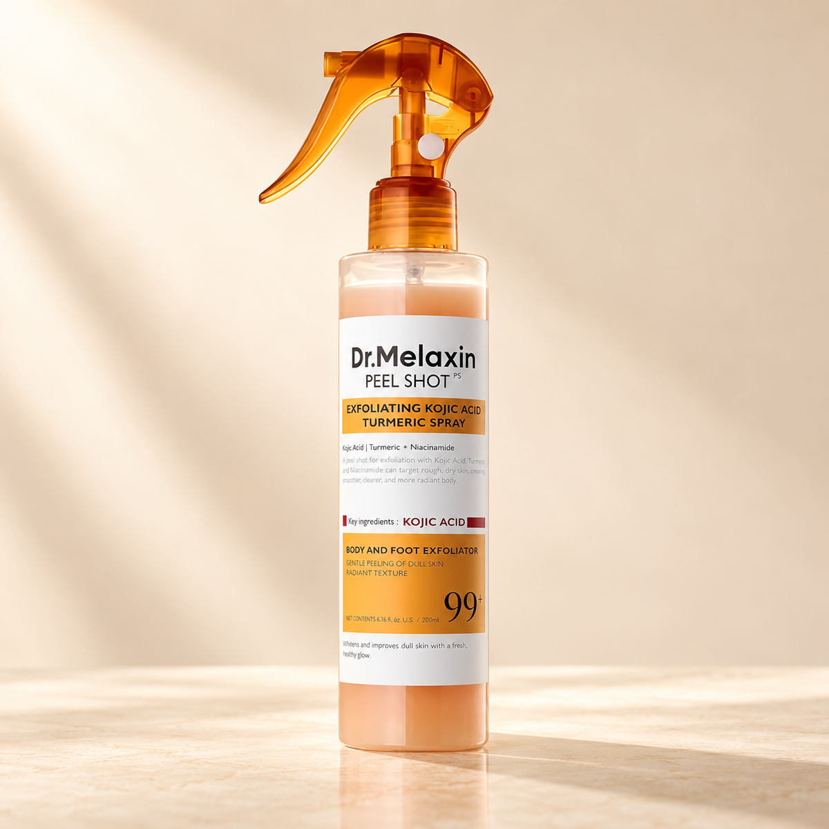 Dr.Melaxin Body Keratin Care Kojic Acid Turmeric Spray 200ml